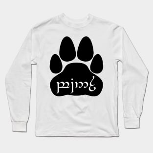 Beans (English Tengwar) on Beans Long Sleeve T-Shirt